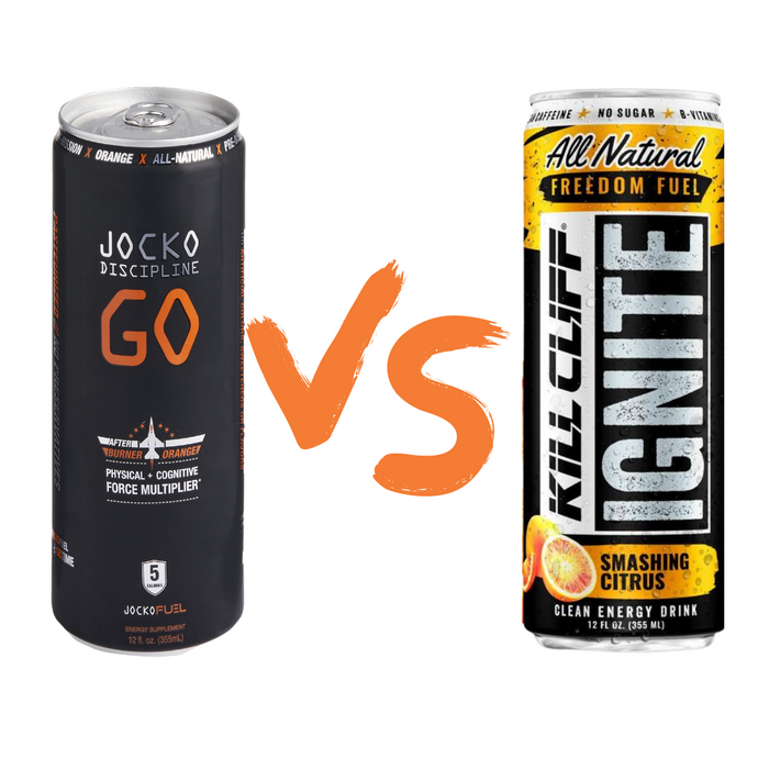 Battle Of The Natural Energy: JOCKO Discipline VS Kill Cliff Ignite