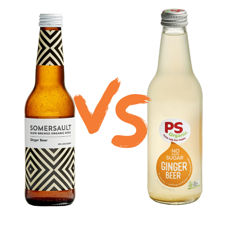 PS Organic vs Somersault Ginger Beer