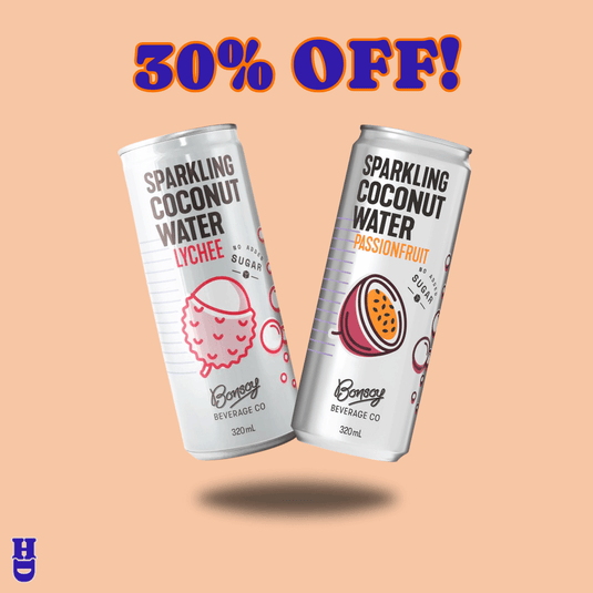 30% Off Sparkling Coconut Water!