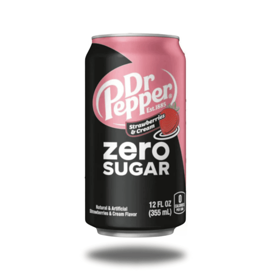 Dr Pepper Strawberries and Cream Zero Sugar