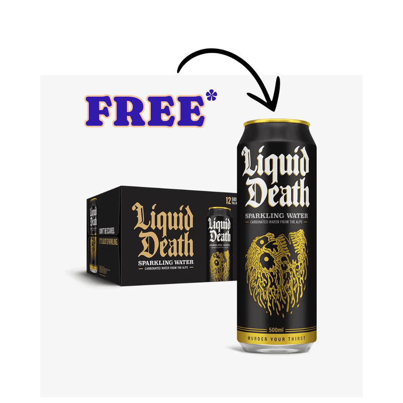 Load image into Gallery viewer, FREE Sparkling 12pk With Any Liquid Death 12pk*
