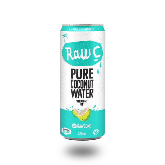 Raw C Pure Coconut Water Straight Up 325ml can