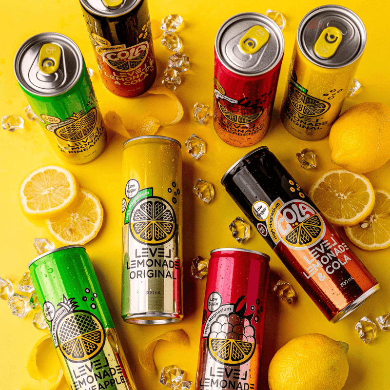 Load image into Gallery viewer, Level Lemonade Mixed 12pk
