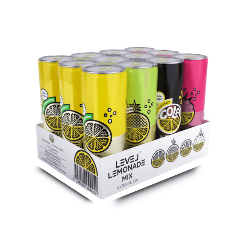 Load image into Gallery viewer, Level Lemonade Mixed 12pk
