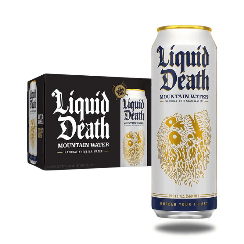 Load image into Gallery viewer, Liquid Death Flavoured Sparkling Water
