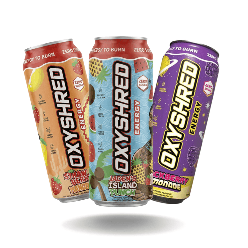Load image into Gallery viewer, Oxyshred Energy 500ml MYO 12 Pack
