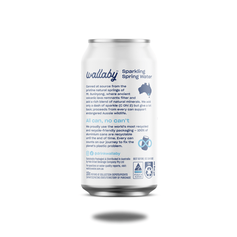 Load image into Gallery viewer, Wallaby Sparkling Canned Water
