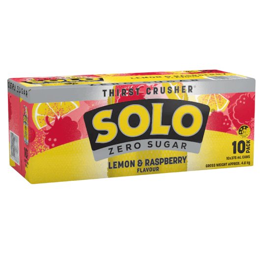 Solo Lemon & Raspberry (Zero Sugar)