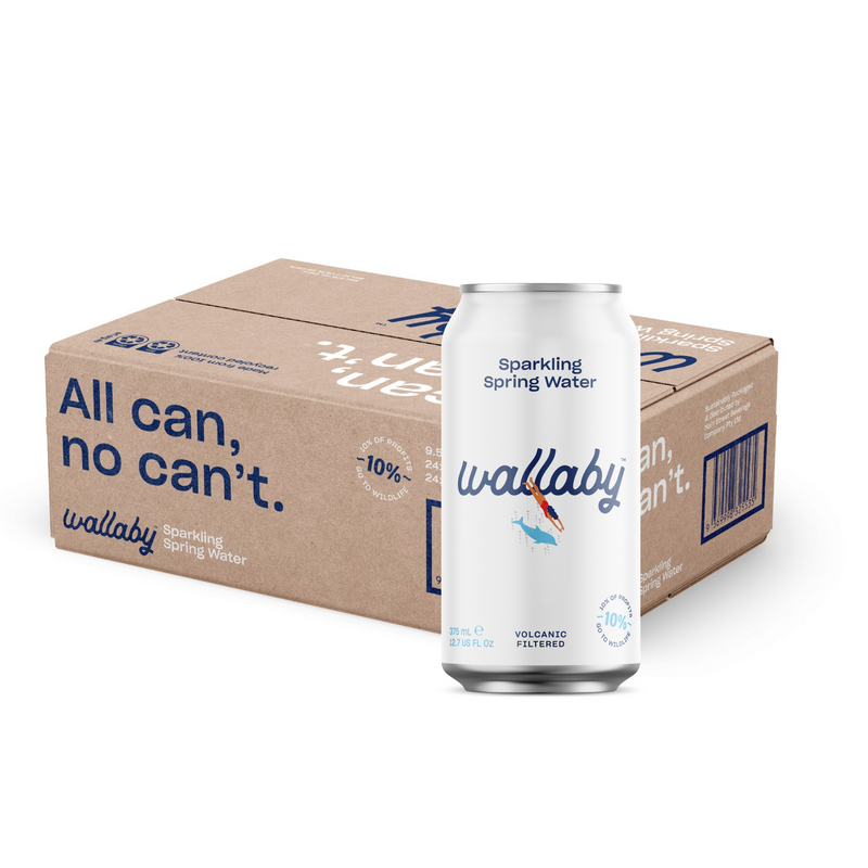 Load image into Gallery viewer, Wallaby Sparkling Canned Water
