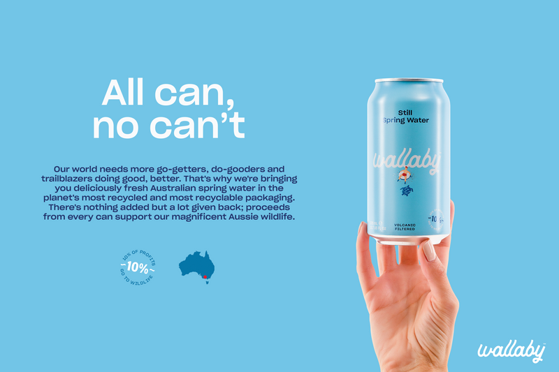 Load image into Gallery viewer, Wallaby Sparkling Canned Water
